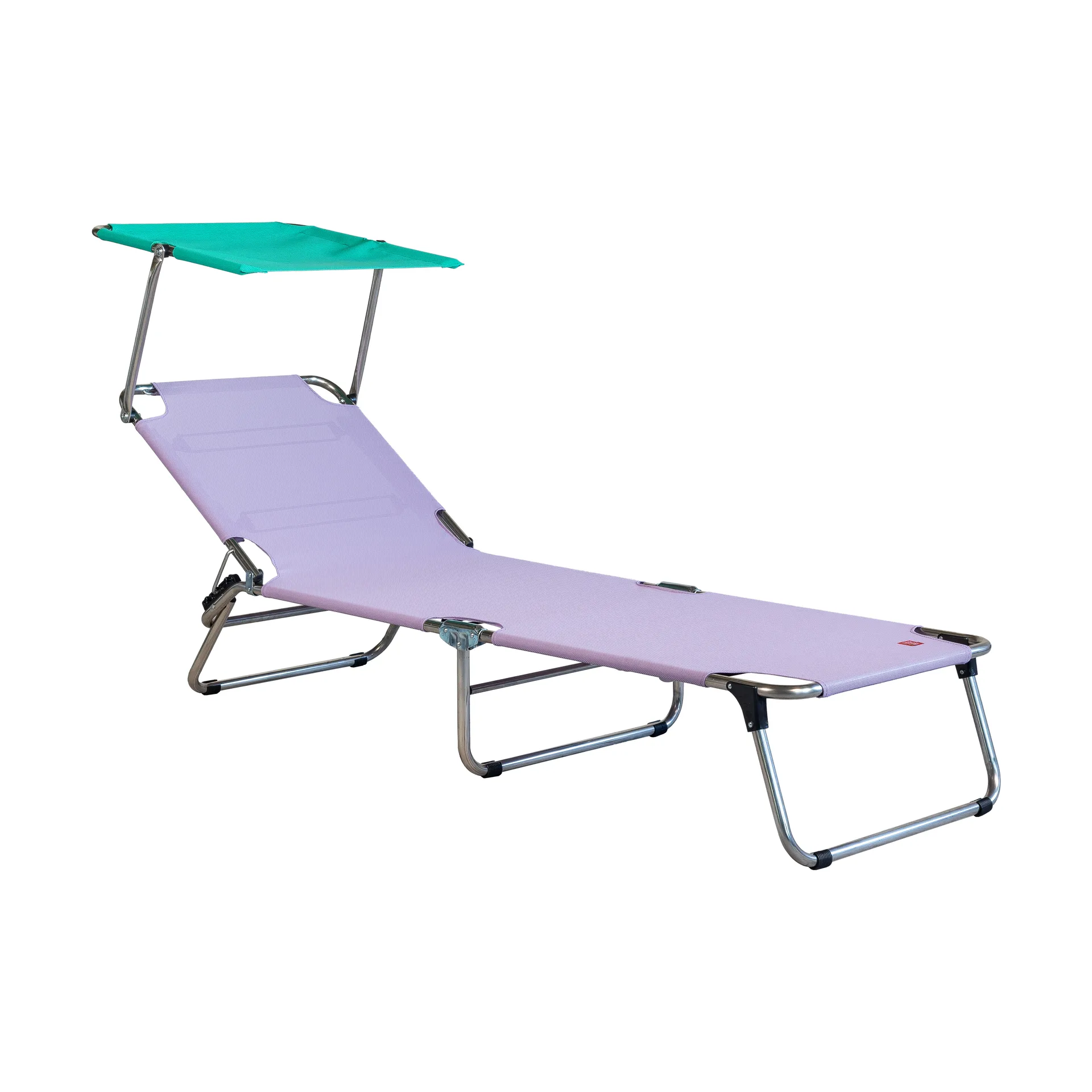 Amigo Top Pop sun lounger, Lilac-aqua green Fiam