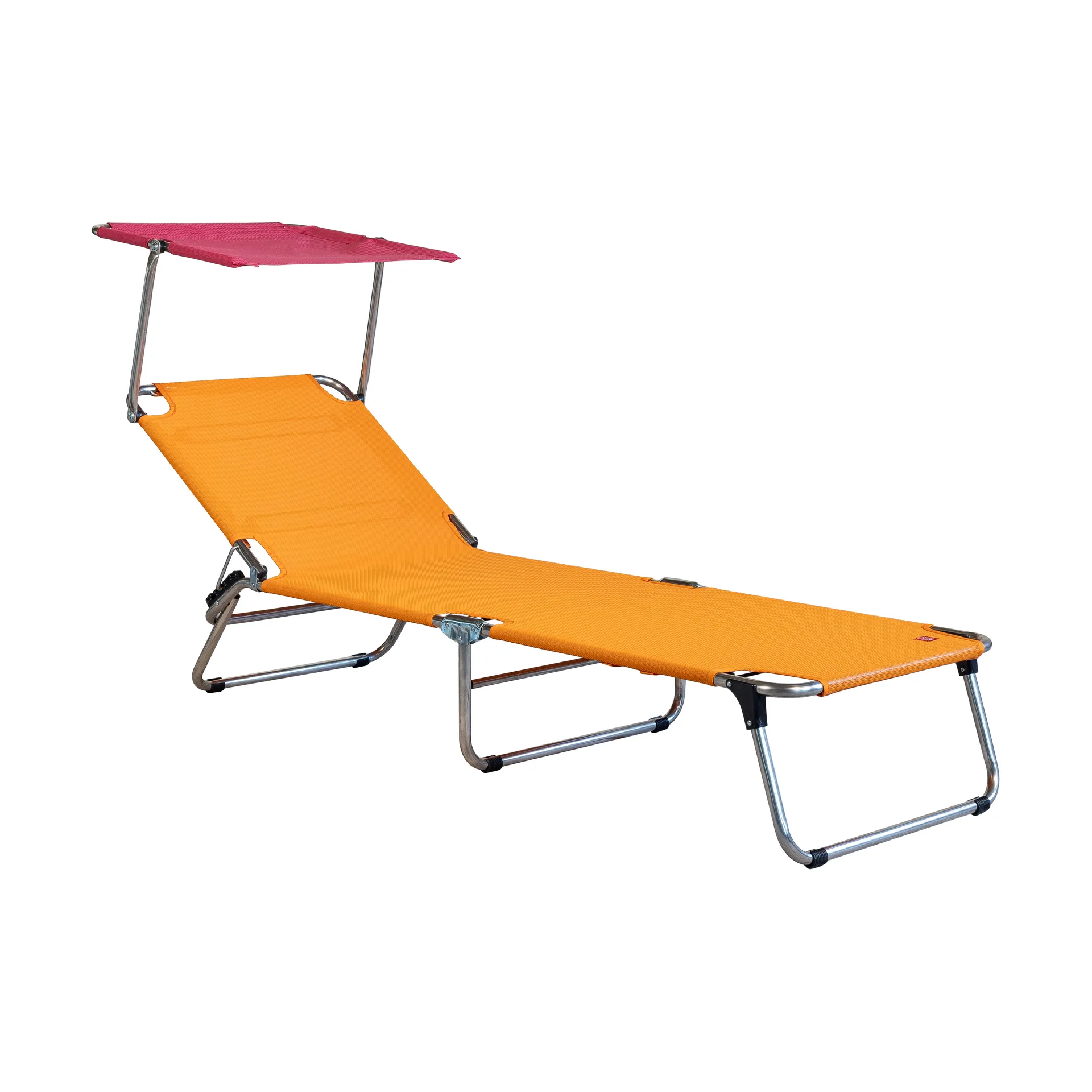 Amigo Top Pop sun lounger, Orange-fuschia Fiam