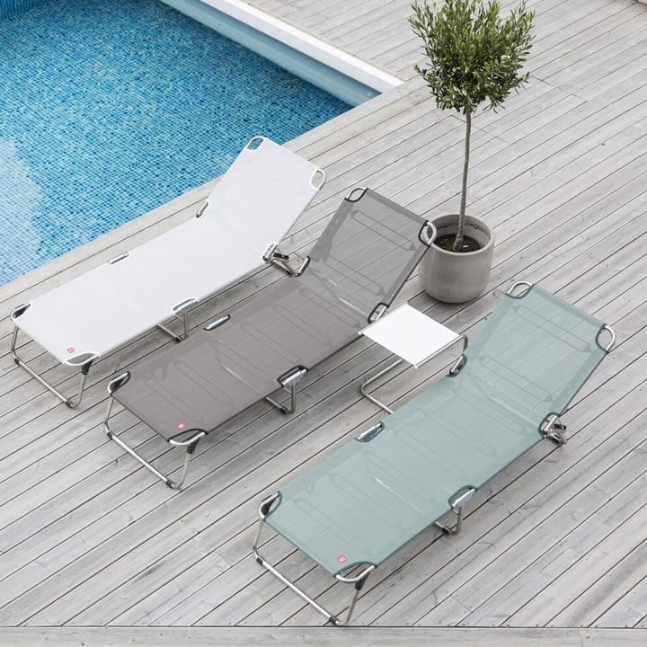 Amigo XXL sun lounger - Fabric continente, aluminum frame - Fiam