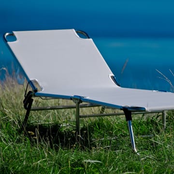 Amigo XXL sun lounger - Fabric continente, aluminum frame - Fiam