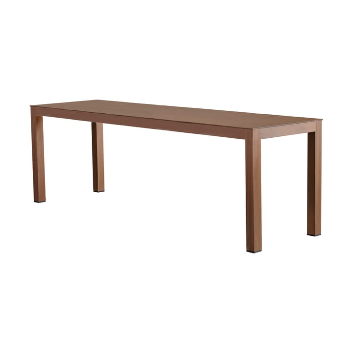 Aria bench - Rust brown - Fiam