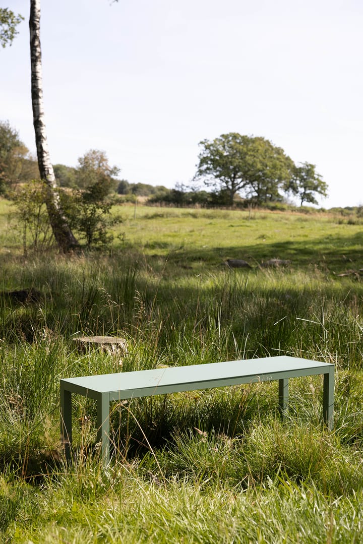Aria bench, Sage green Fiam