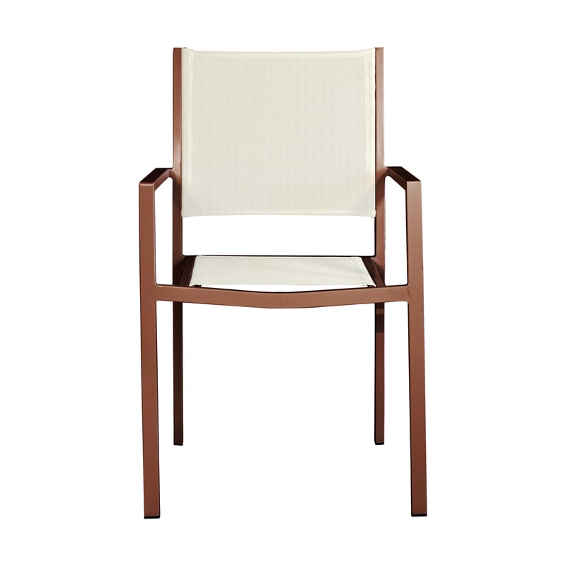 Fiam Aria chair Rust-taupe