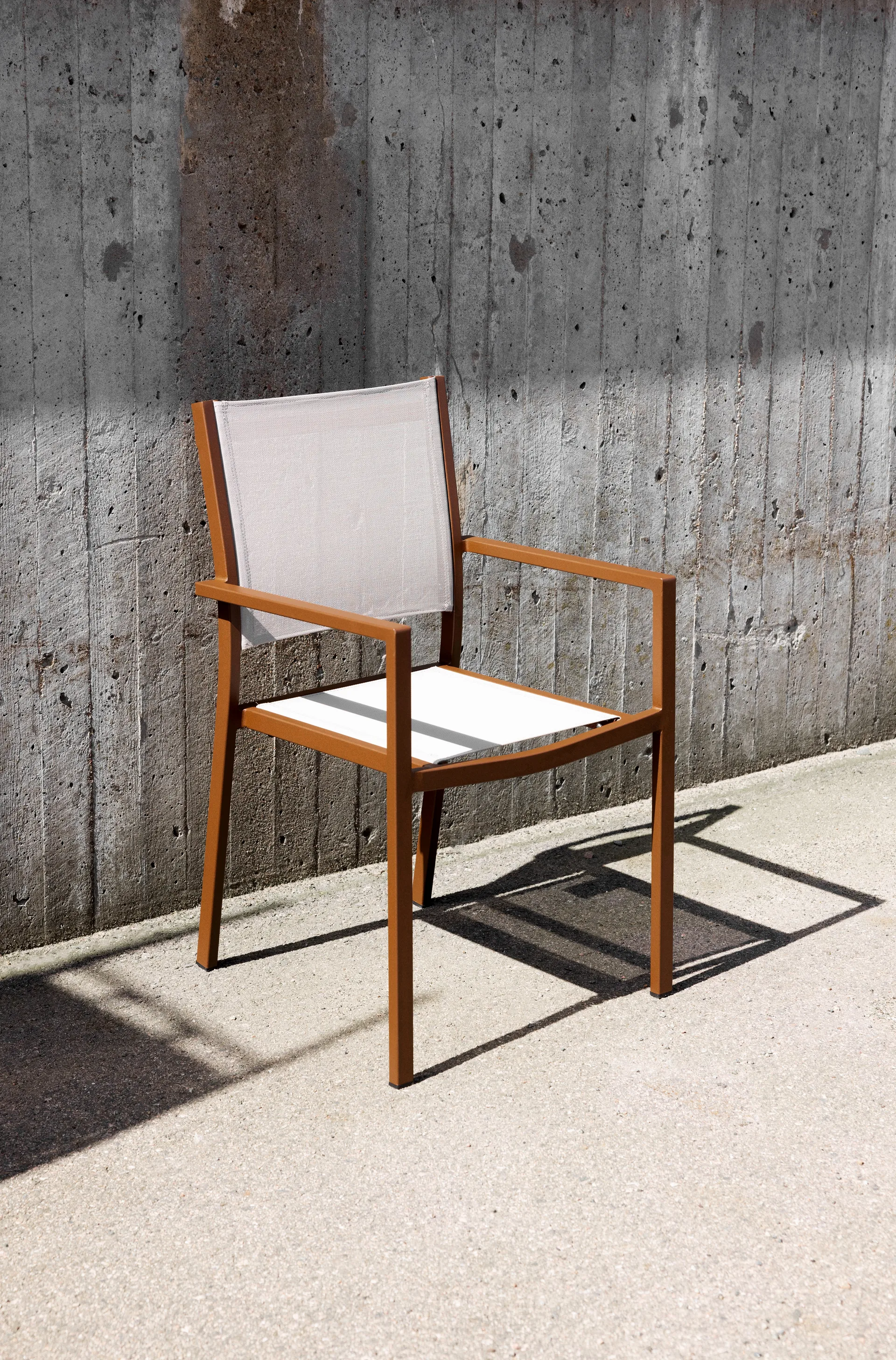 Aria chair, Rust-taupe Fiam