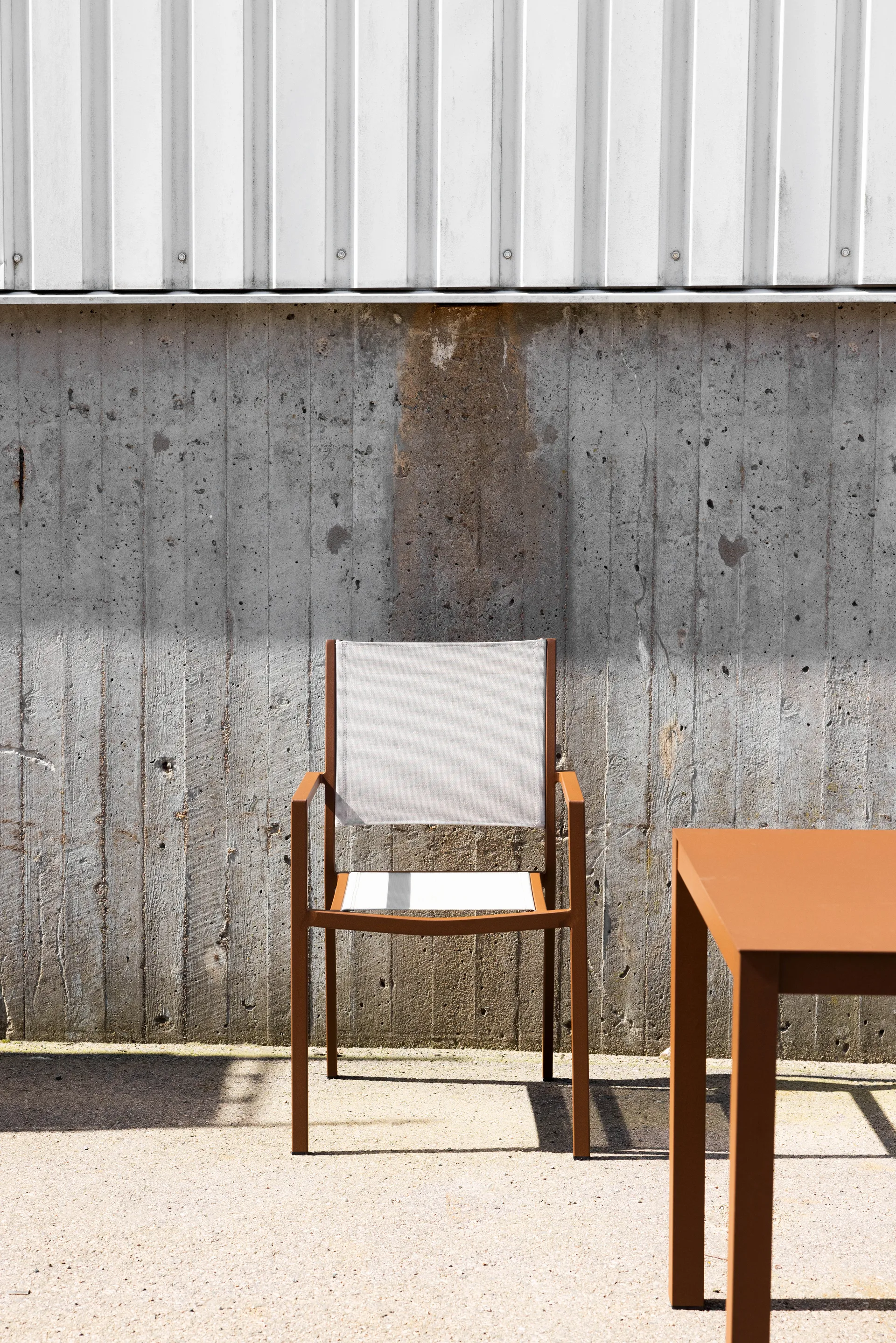 Aria chair, Rust-taupe Fiam