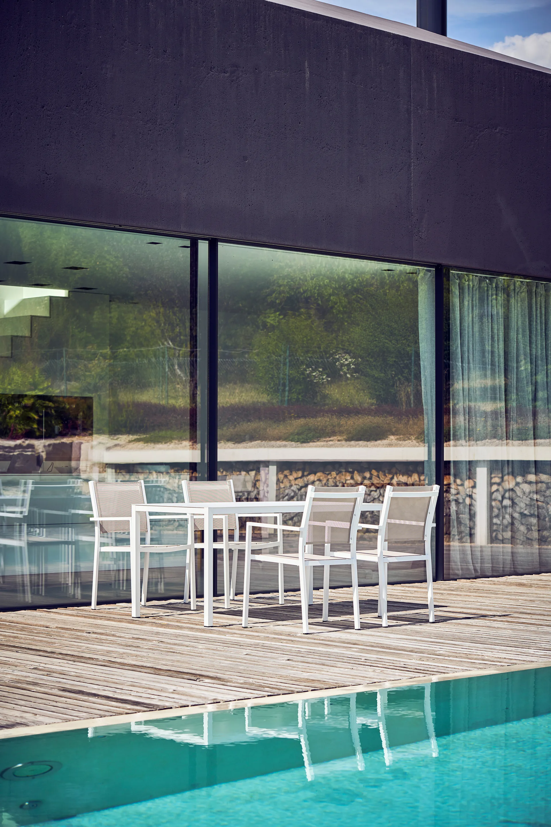 Aria chair, White Fiam