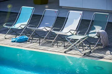 Dondolina sun lounger - Black - Fiam