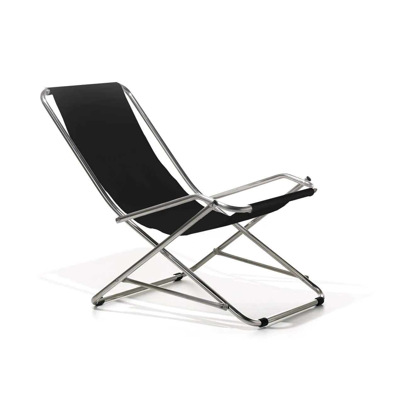 Dondolina sun lounger, Black Fiam