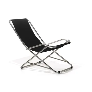 Dondolina sun lounger - Black - Fiam