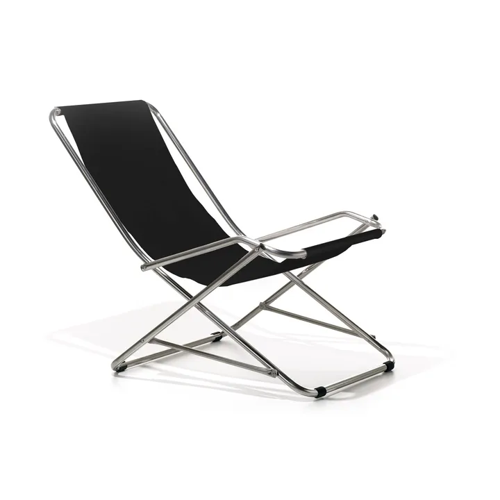 Dondolina sun lounger - Black - Fiam