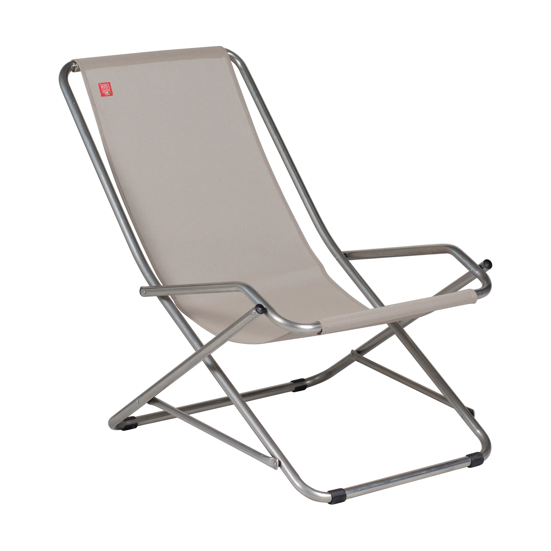 Dondolina sun lounger, Taupe Fiam