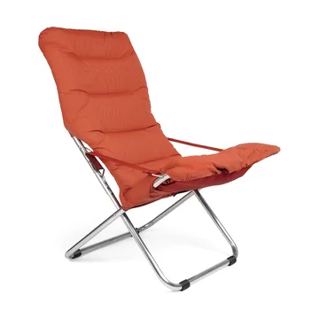 Fiesta Soft sun lounger - Fabric orange-aluminium frame - Fiam