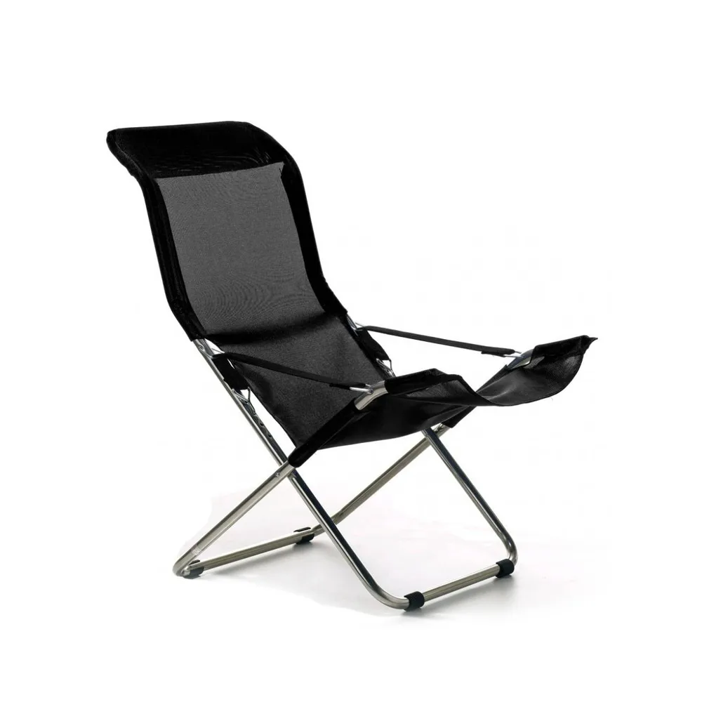 Fiesta sun lounger, Black Fiam