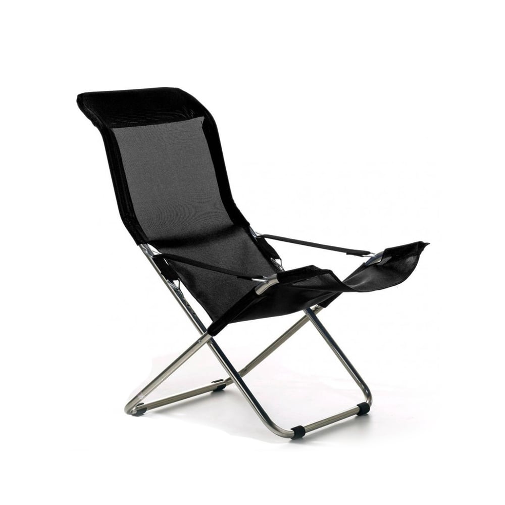 Fiam Fiesta sun lounger Black | Scandinavian Design | Black
