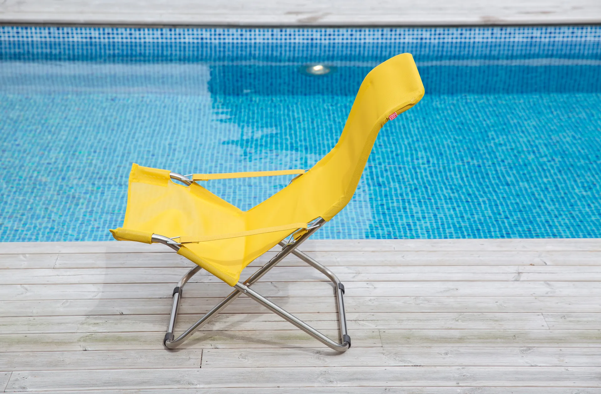 Fiesta sun lounger, Mustard Fiam