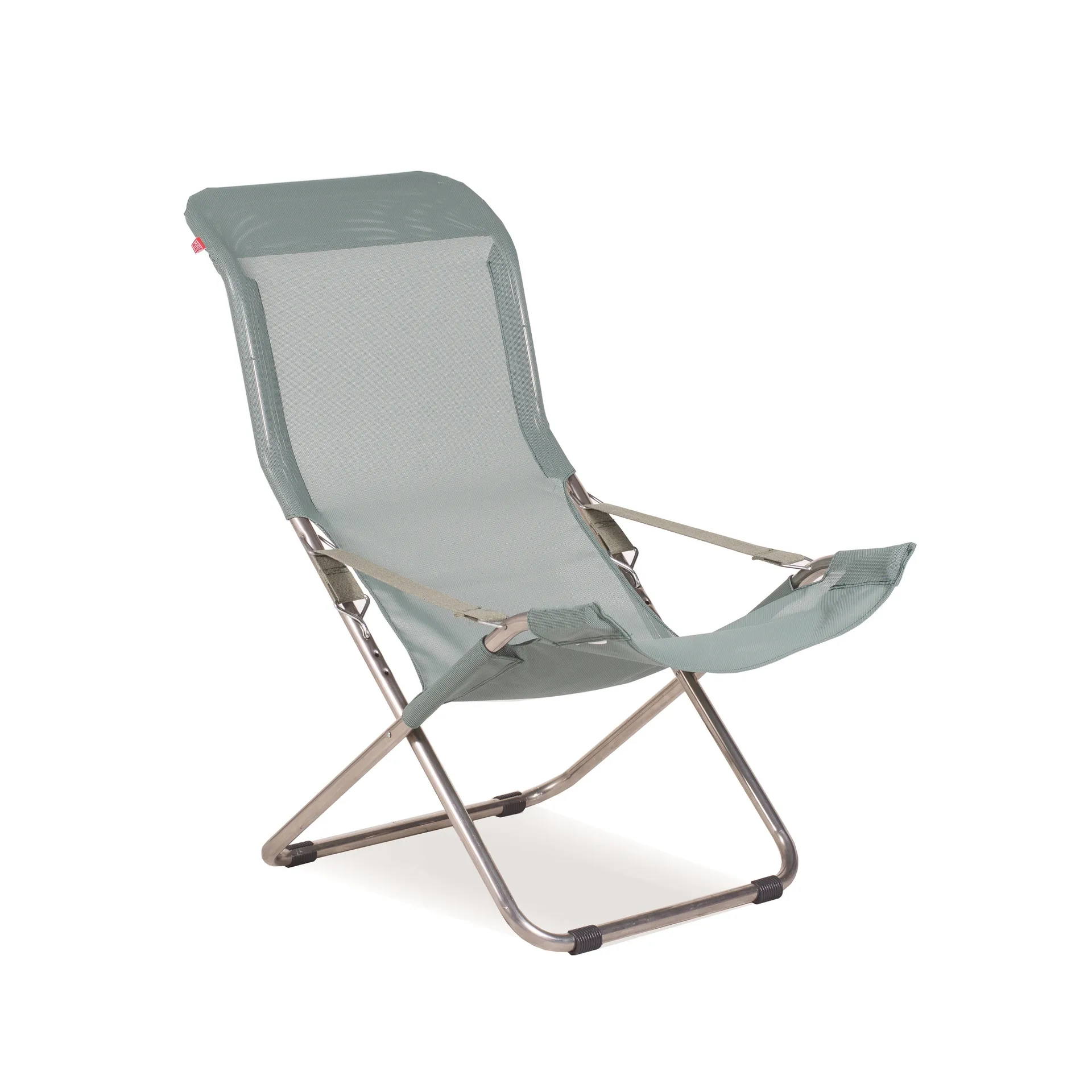 Fiesta sun lounger, Sage green Fiam