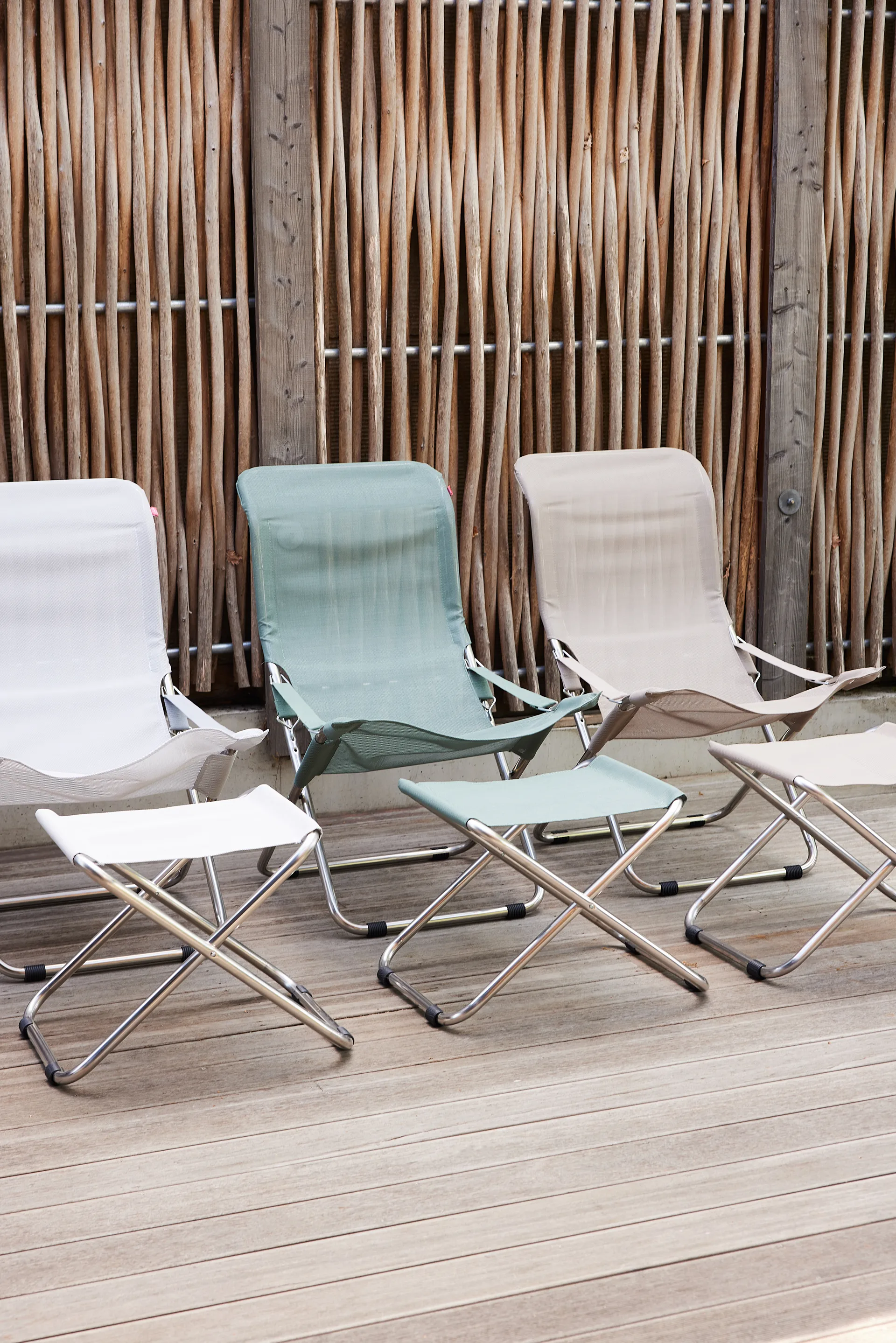 Fiesta sun lounger, Taupe Fiam