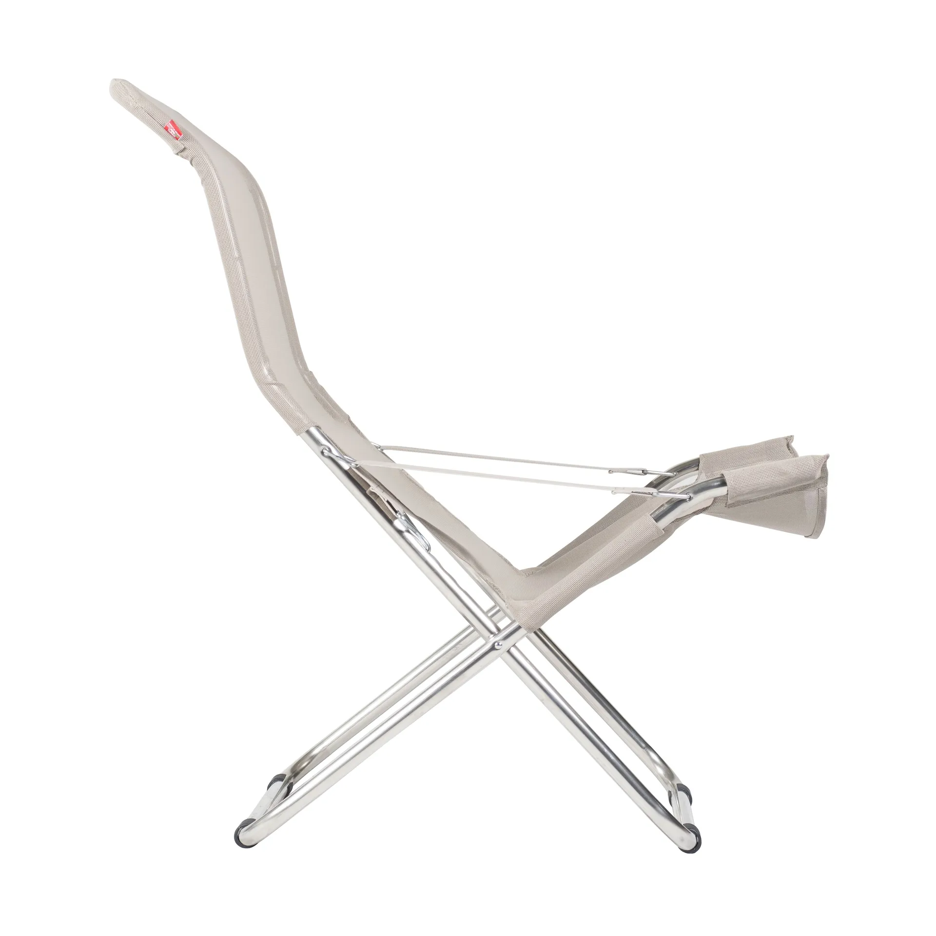 Fiesta sun lounger, White-beige Fiam