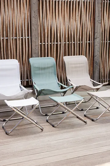 Fiesta sun lounger - White-beige - Fiam