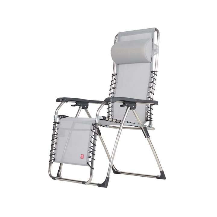Movida sun chair - Textaline grey-aluminium - Fiam