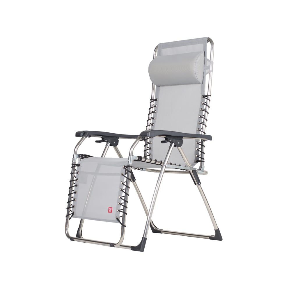 Fiam Movida sun lounger Textaline grey-aluminium frame