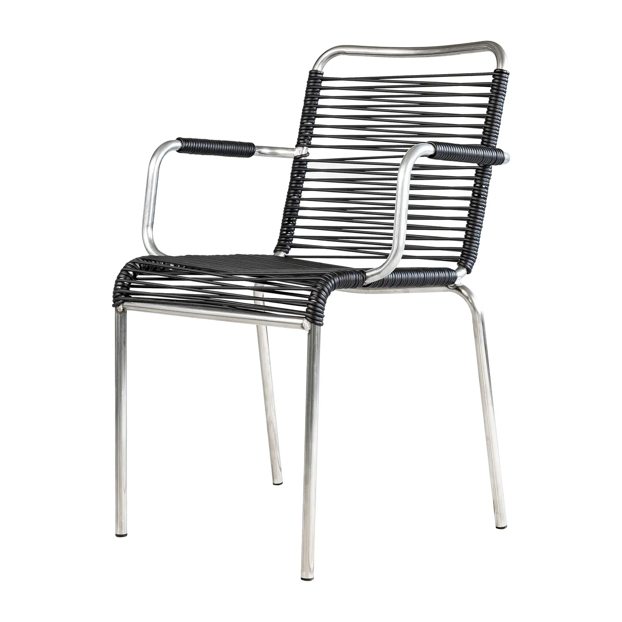 Fiam Mya armchair aluminium Black | Scandinavian Design | Garden chairs | Black
