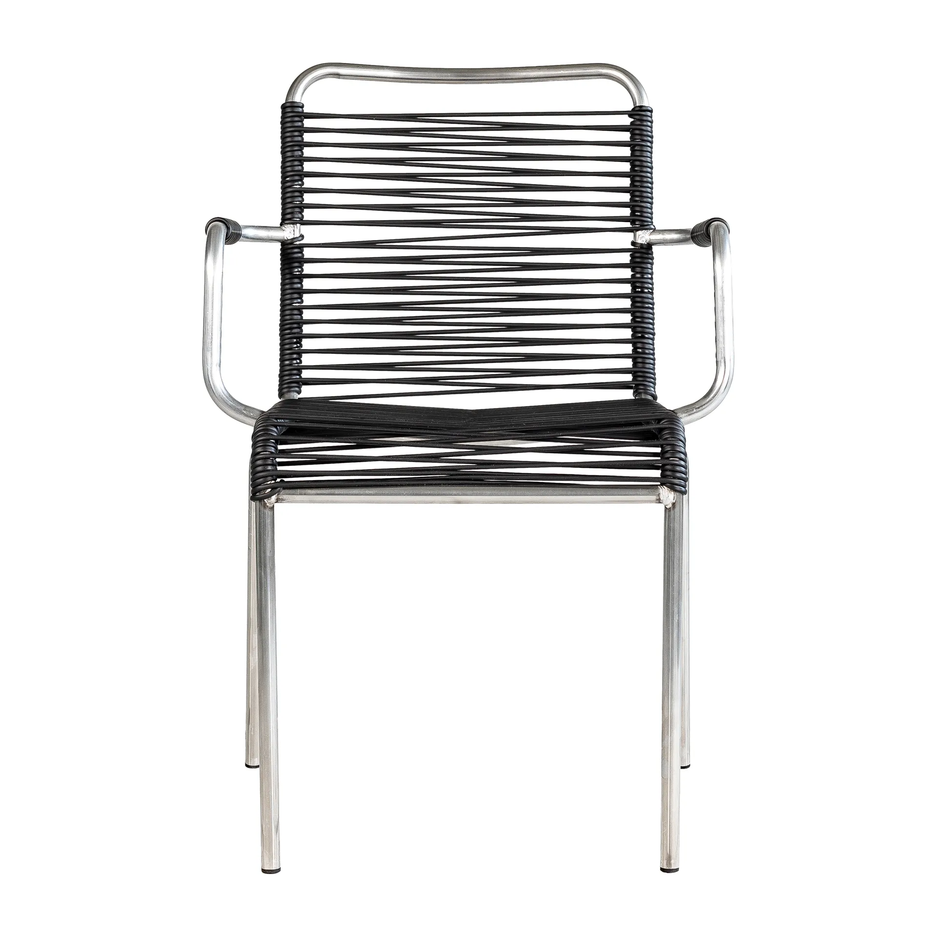 Mya armchair aluminium, Black Fiam