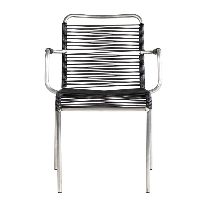 Mya armchair aluminium, Black Fiam