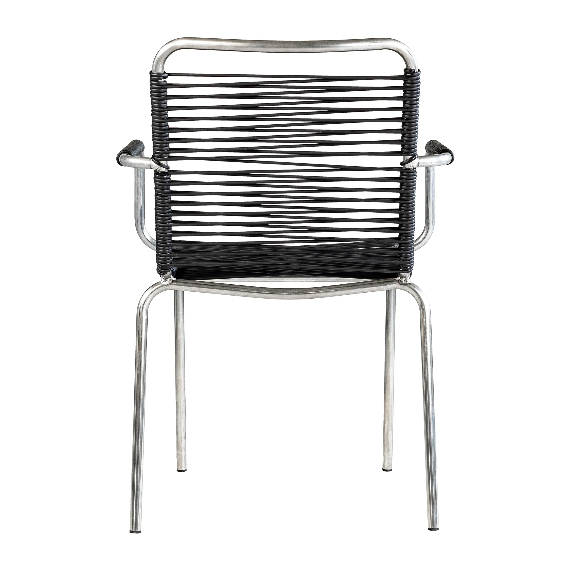 Mya armchair aluminium, Black Fiam