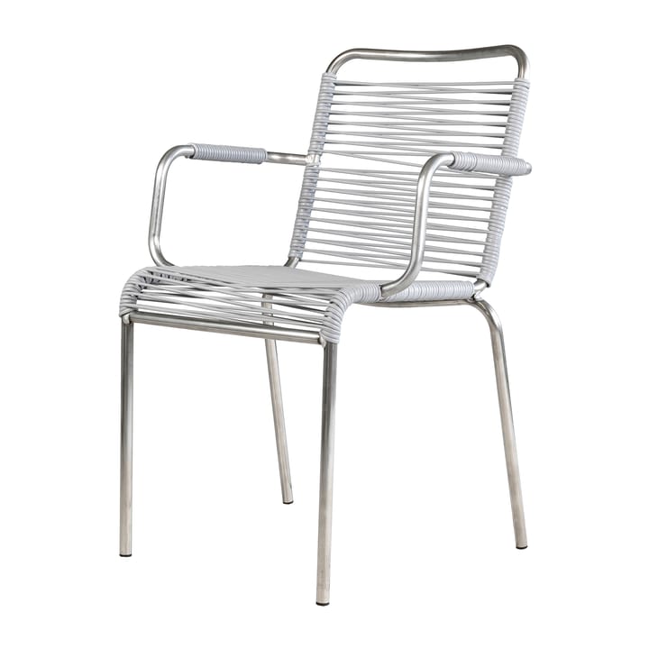 Mya armchair aluminium - Grey - Fiam