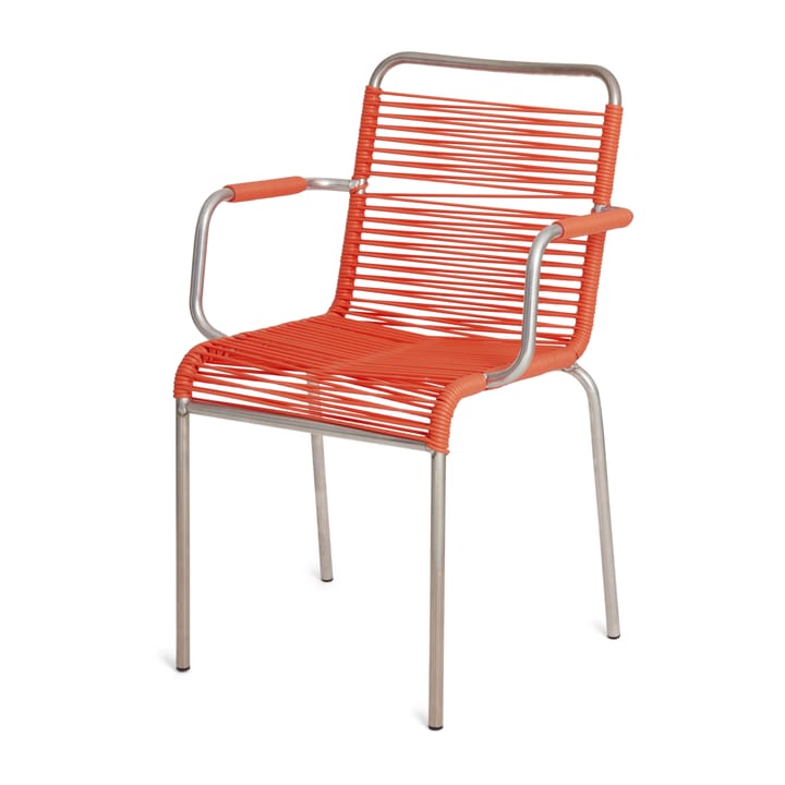 Mya armchair aluminium - Orange - Fiam