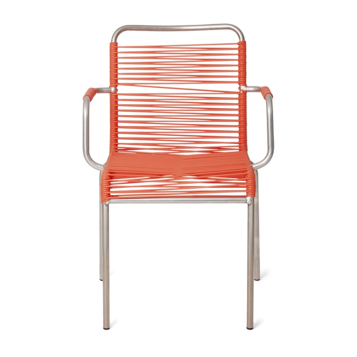 Mya armchair aluminium - Orange - Fiam