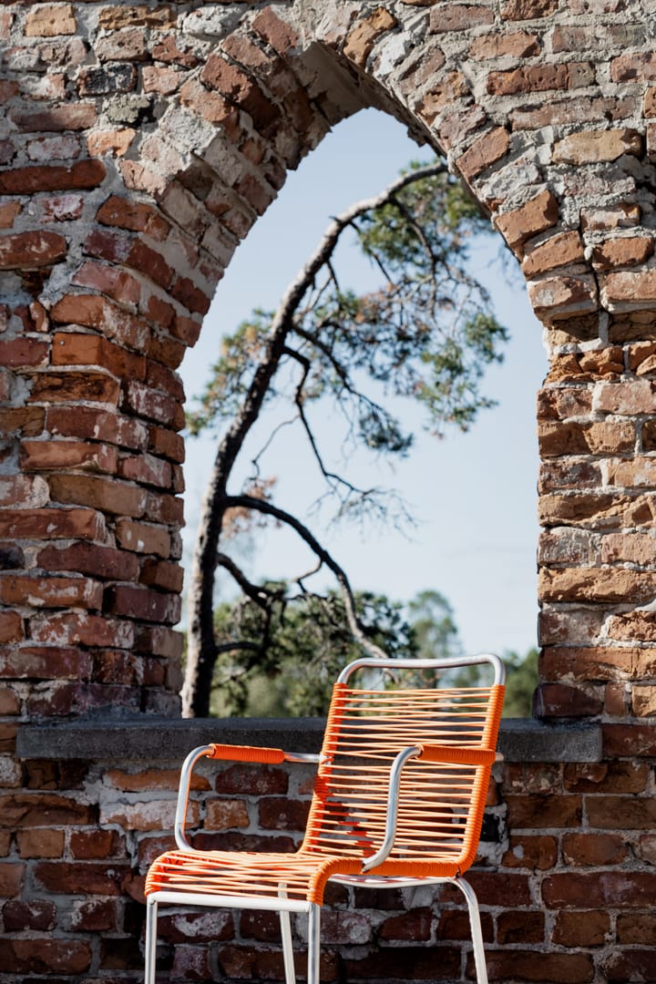 Mya armchair aluminium, Orange Fiam