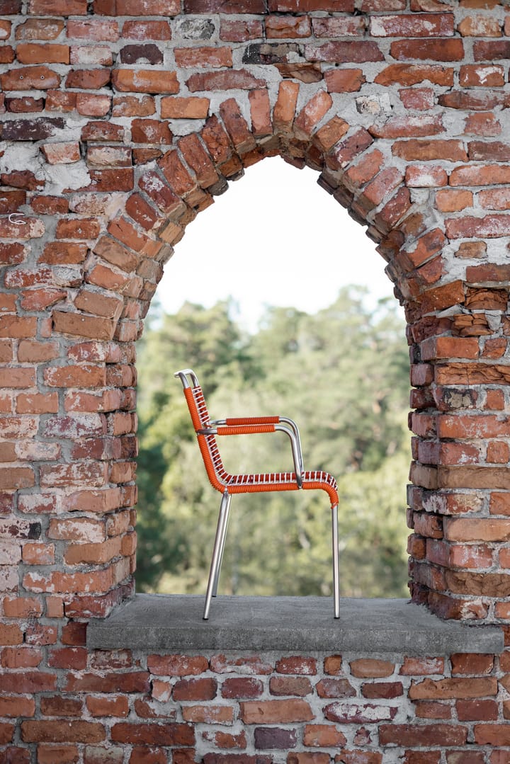 Mya armchair aluminium, Orange Fiam