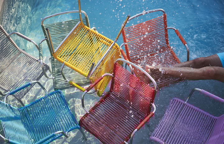 Mya armchair aluminium, Yellow Fiam