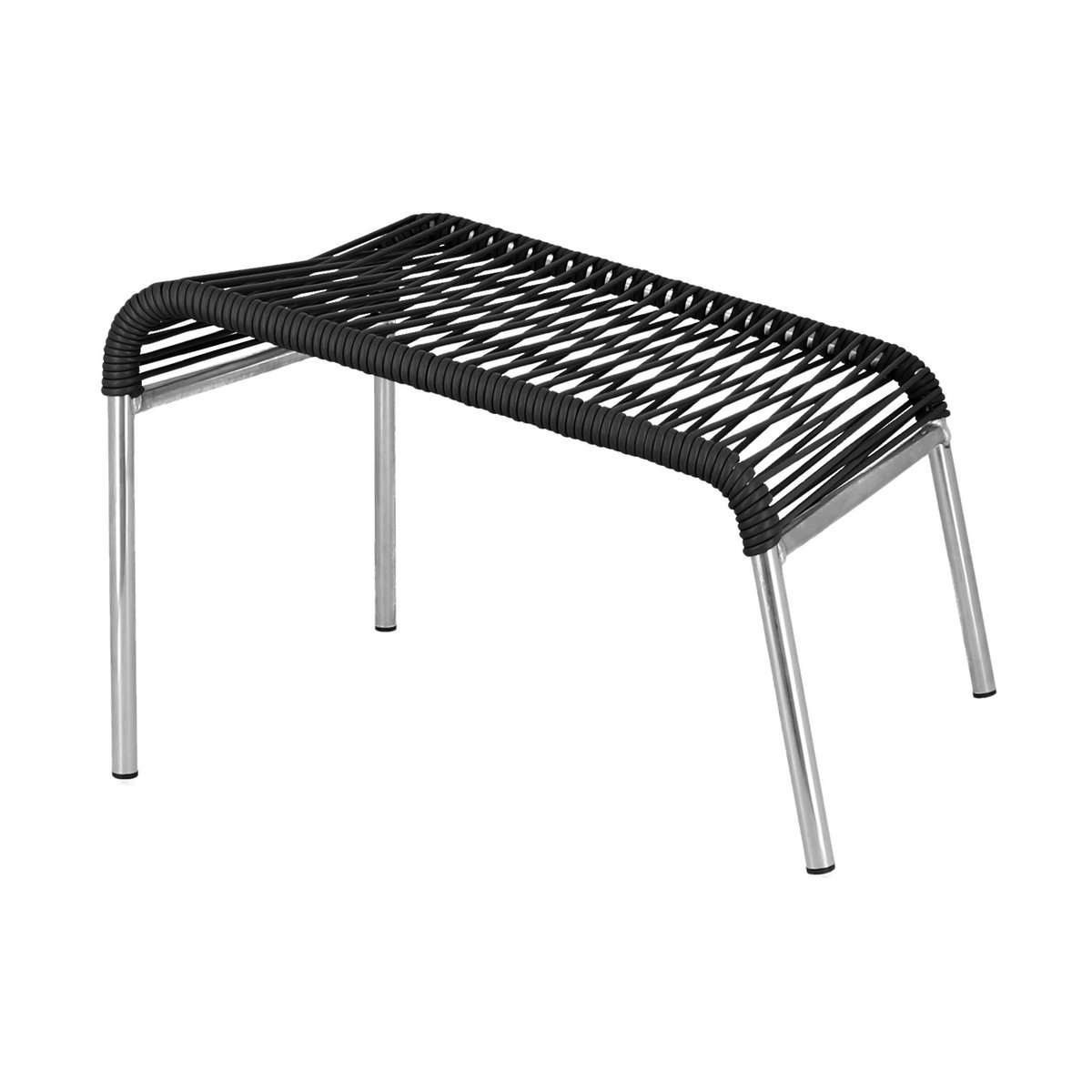 Fiam Mya Lounge footrest Black | Scandinavian Design | Black