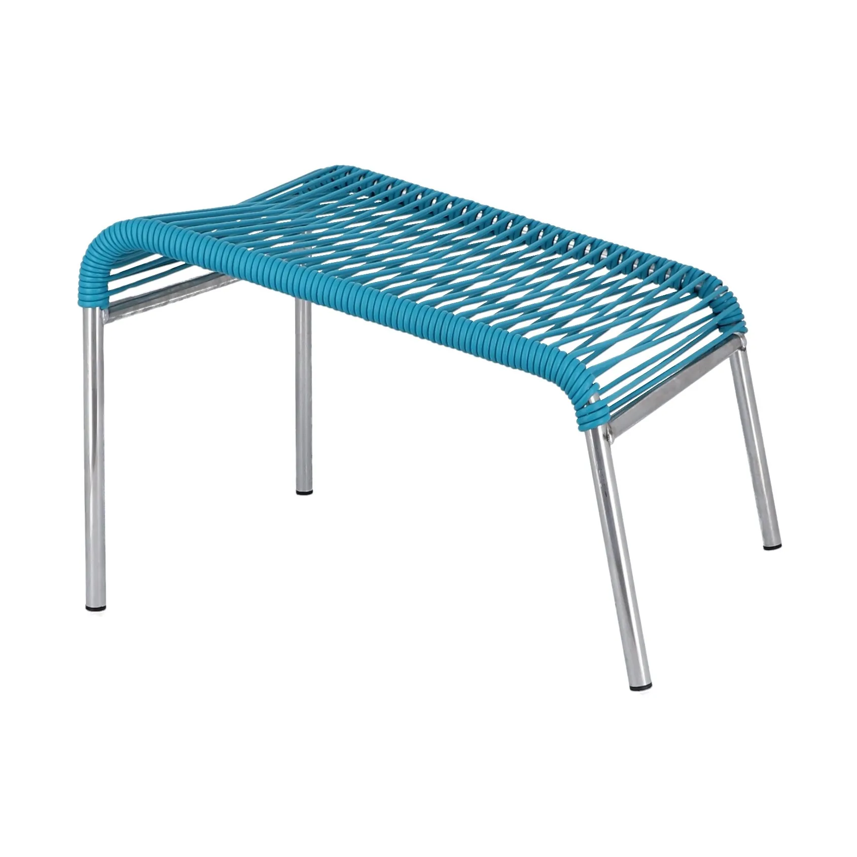 Mya Lounge footrest, Turquoise Fiam