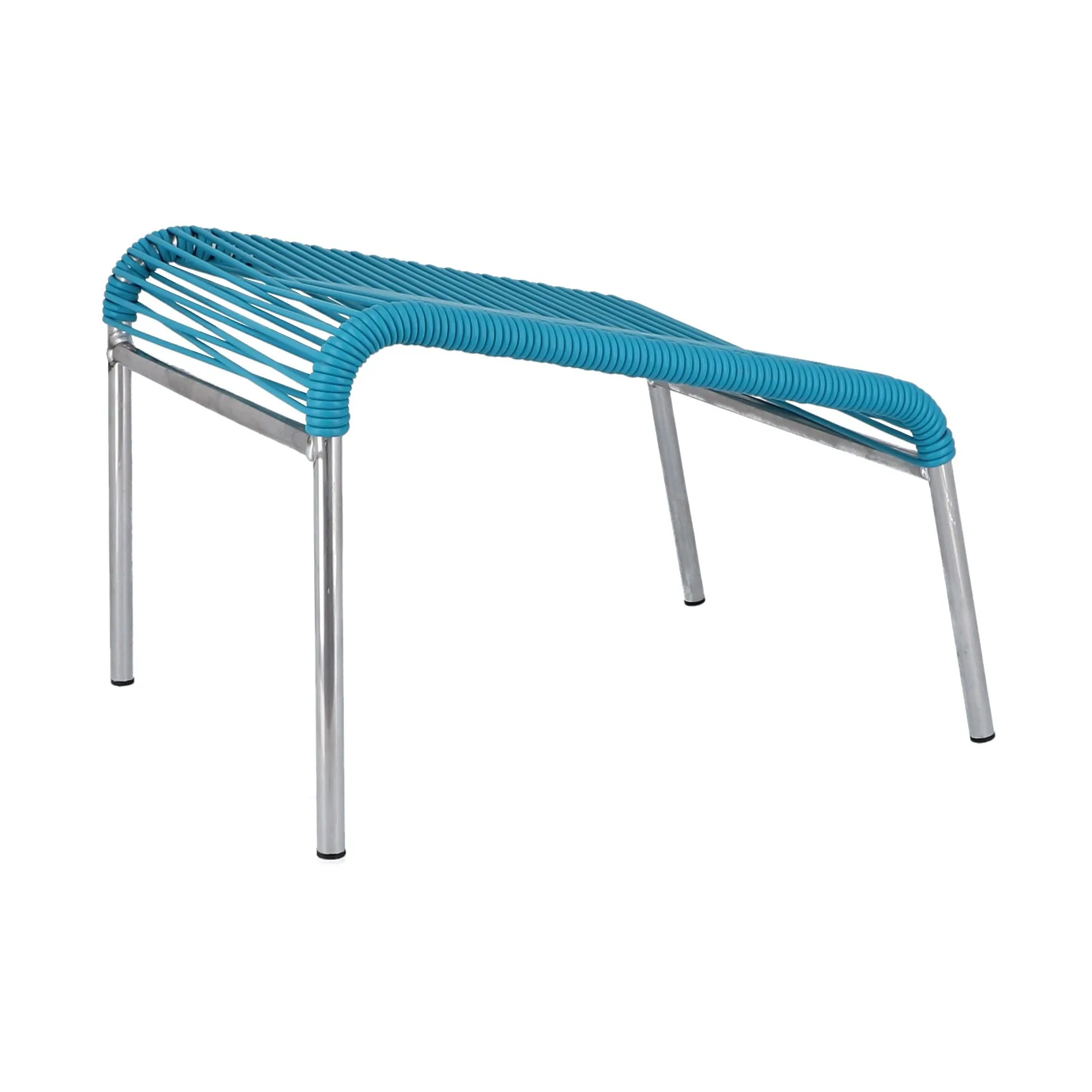 Mya Lounge footrest, Turquoise Fiam