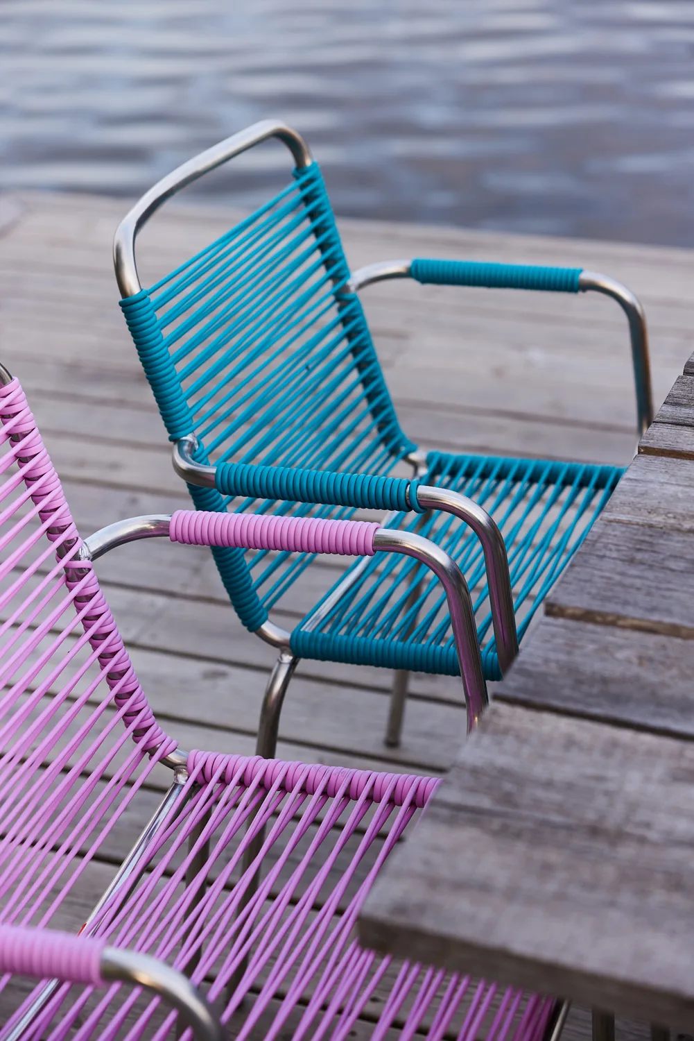 Mya Spaghetti armchair, Pink Fiam