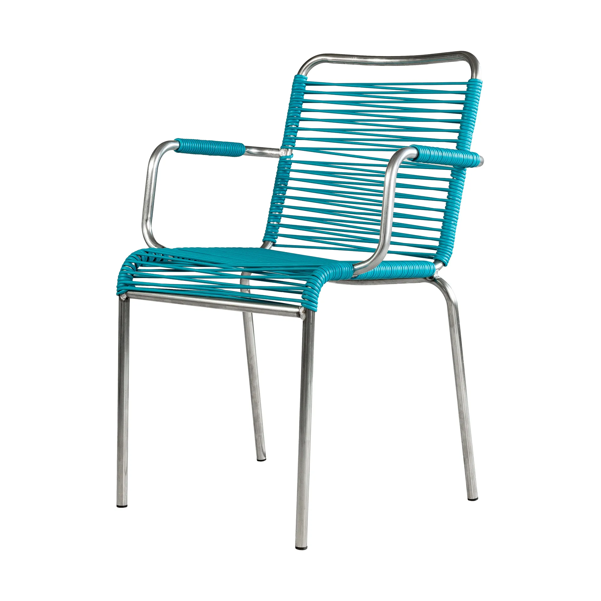 Mya Spaghetti armchair, Turquoise Fiam