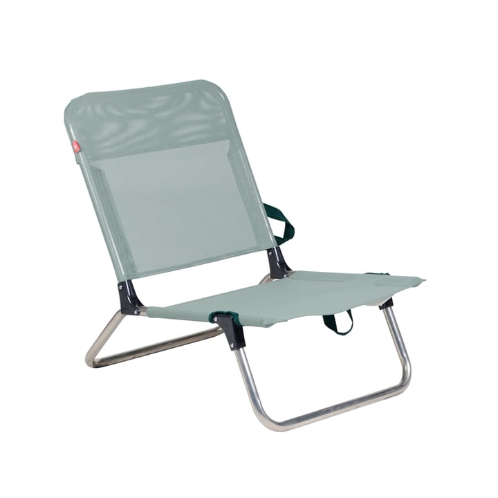 Quick sun lounger - Sage green aluminium stand - Fiam