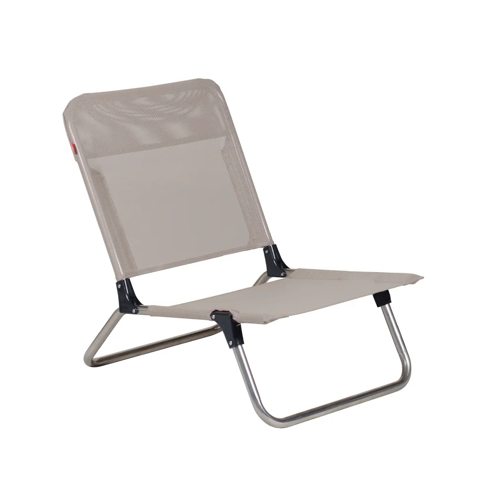 Fiam Quick sun lounger Taupe aluminium tripod | Scandinavian Design | Beige