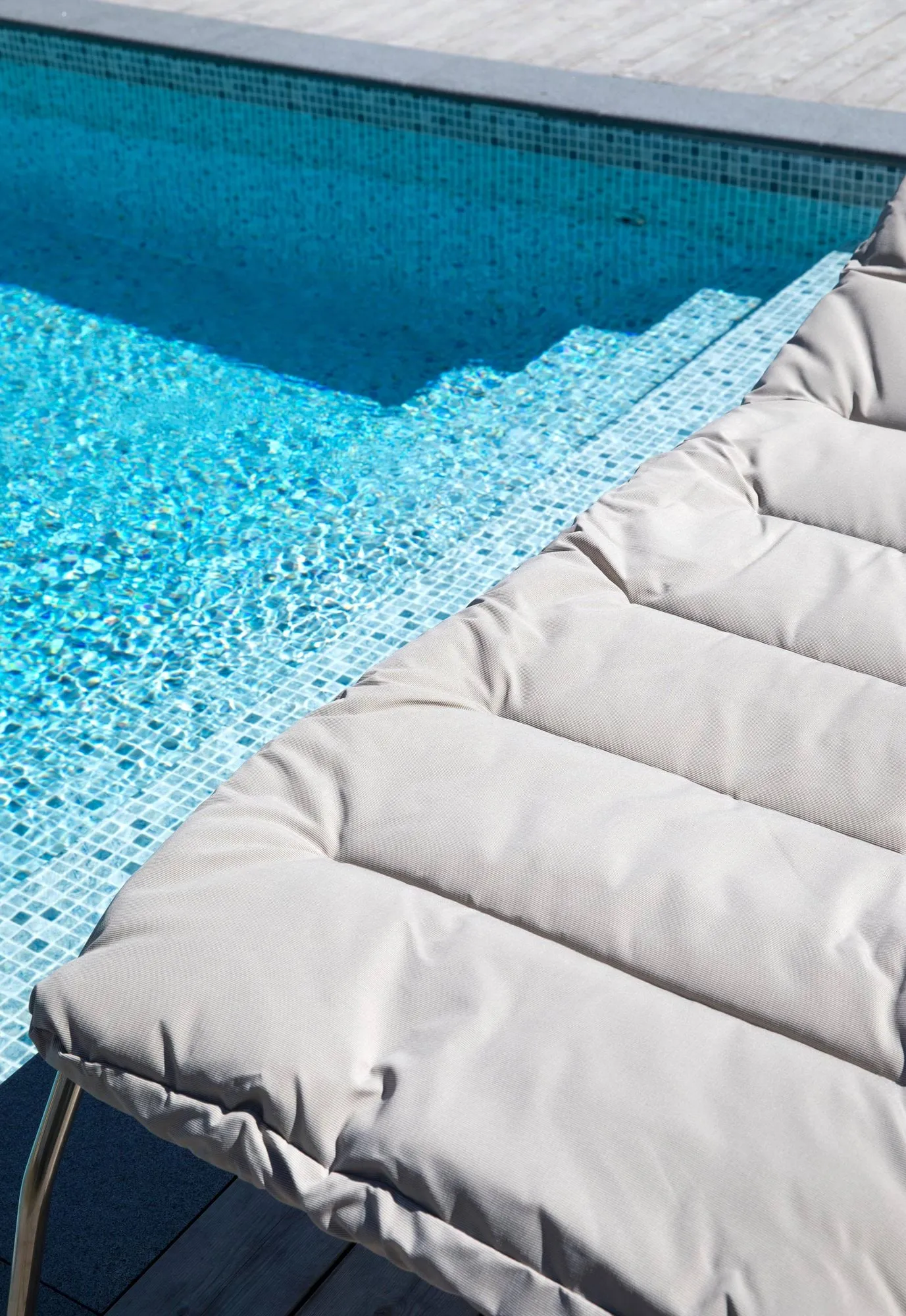 Samba Soft cushion for sun lounger, Beige Fiam