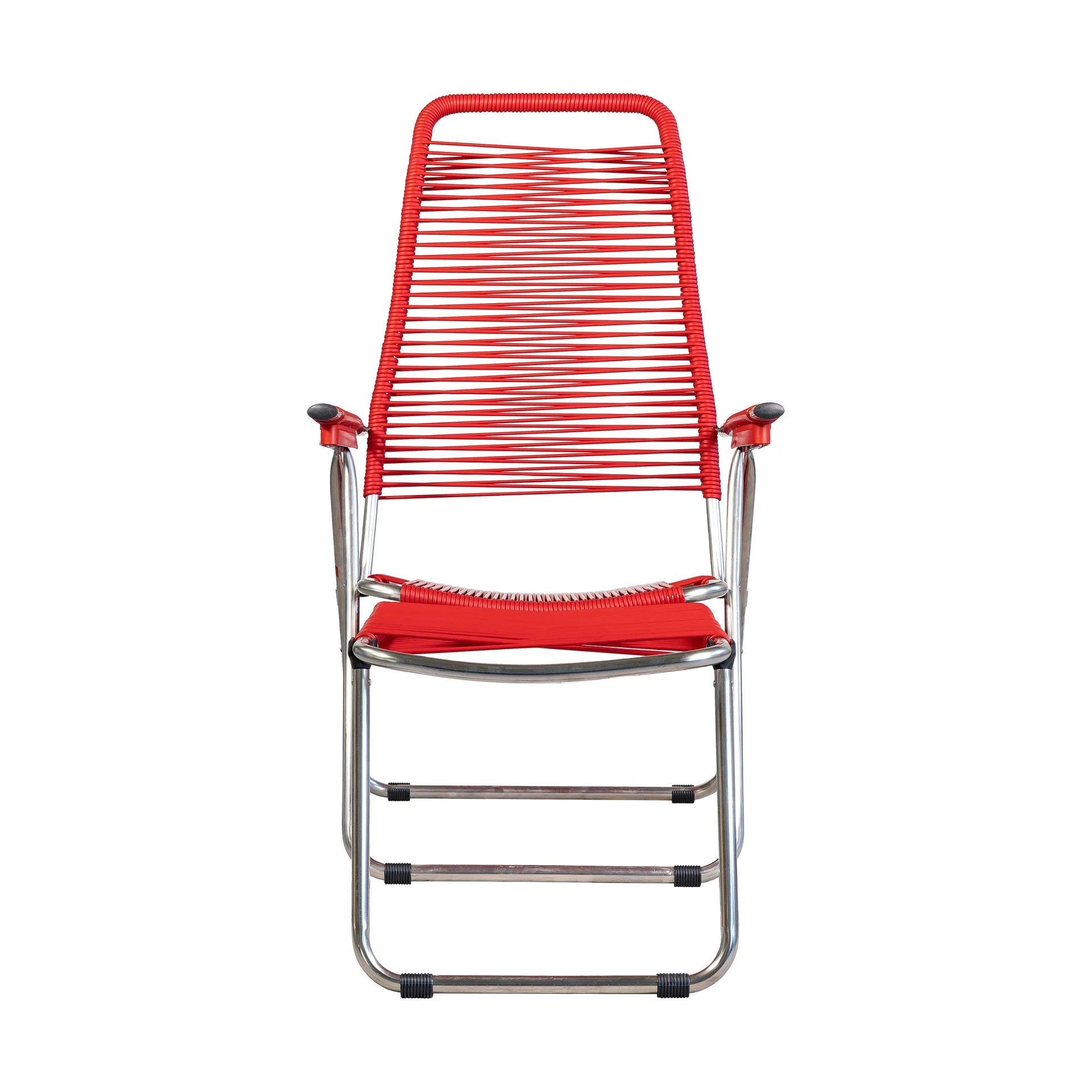 Spaghetti sun lounger, Red Fiam