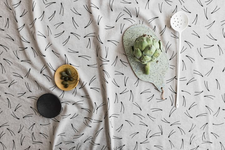 Barr table cloth 137x238 cm - Black-nature - Fine Little Day