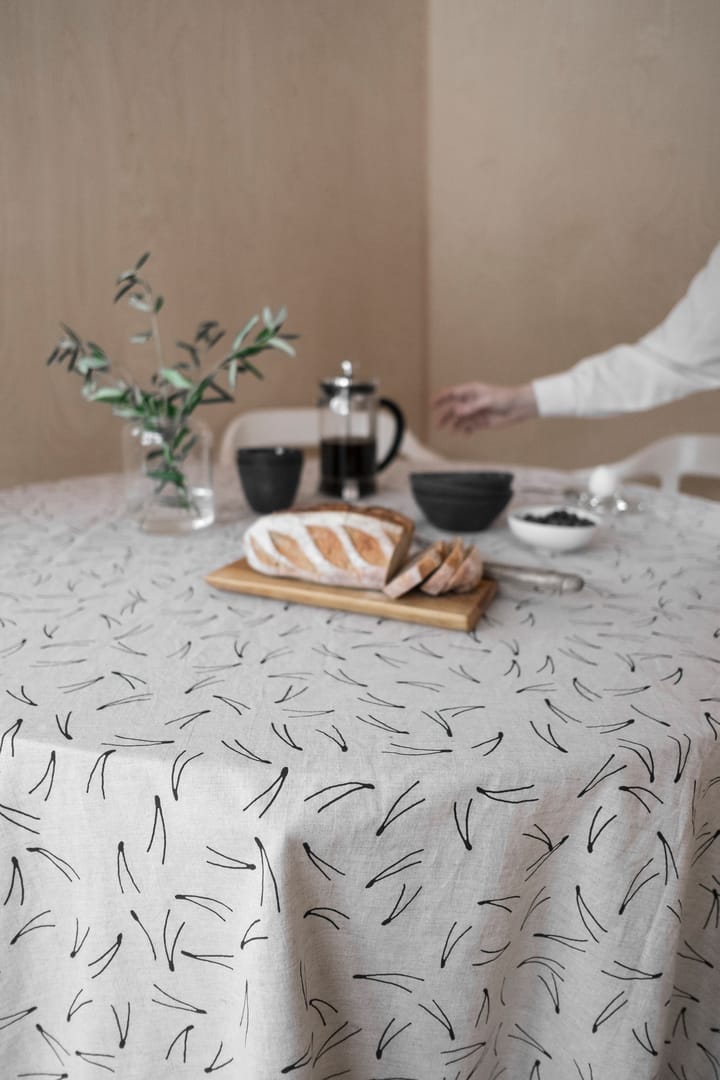 Barr table cloth 137x238 cm - Black-nature - Fine Little Day