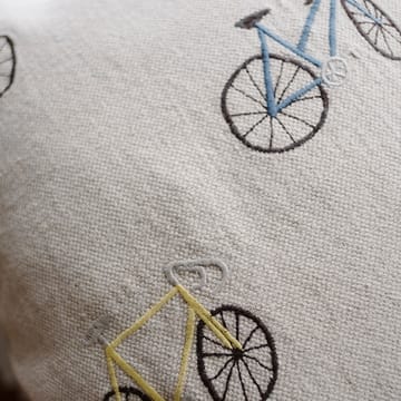 Bicycles cushion cover 48x48 cm - beige - Fine Little Day