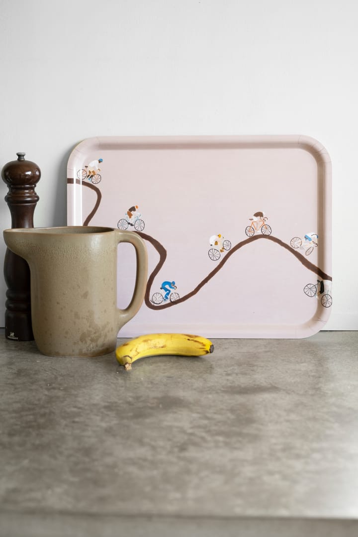 Bicycles tray 33x43 cm - Pink - Fine Little Day