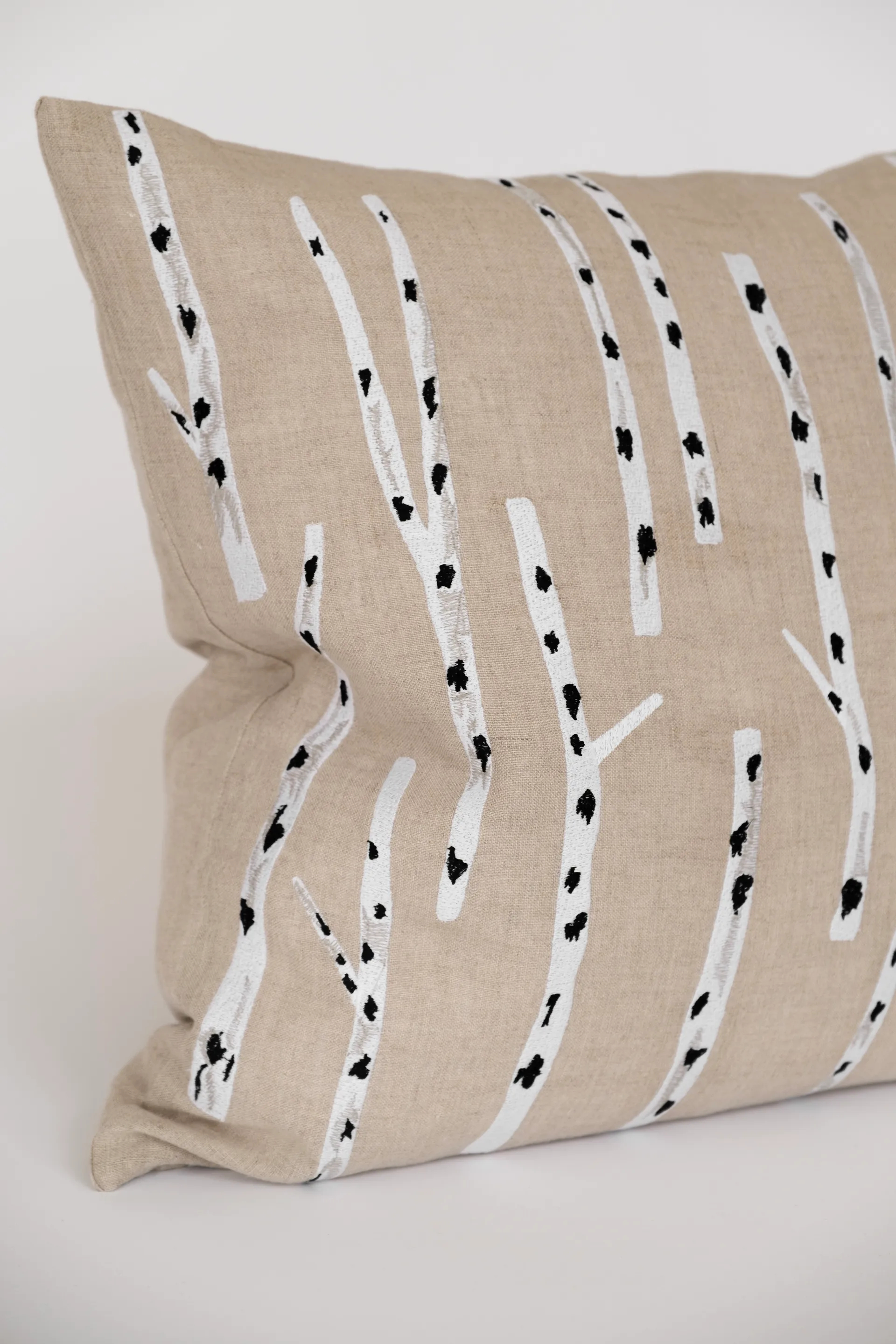 Birch cushion cover 48x48 cm, Natural Fine Little Day