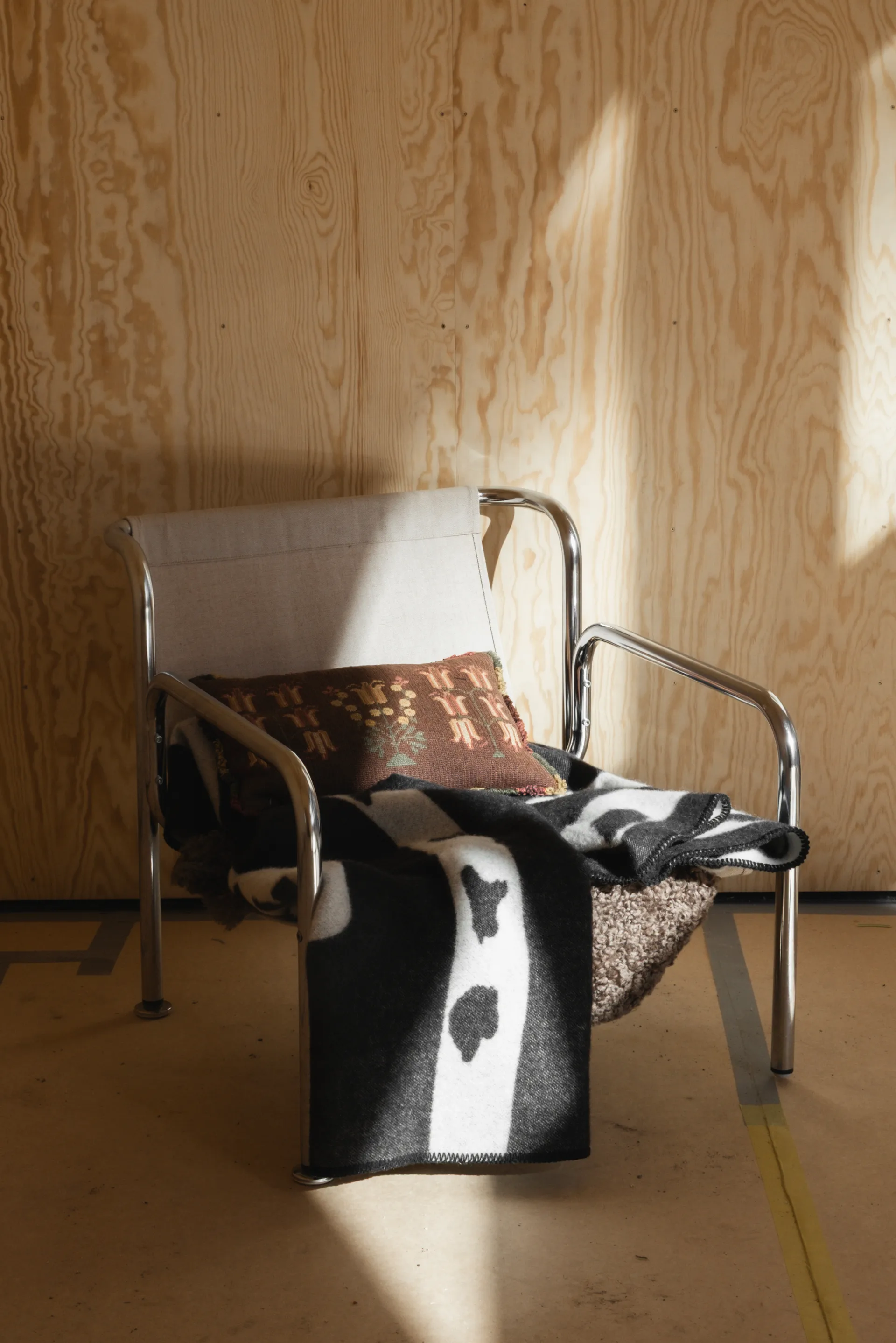 Birch throw 130x180 cm, Black-white Fine Little Day